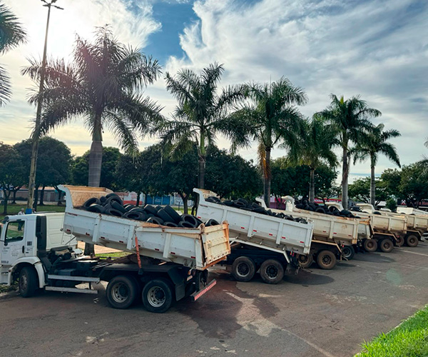 Goiânia terá mutirão gratuito para recolhimento de pneus em outubro