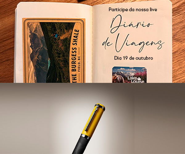 Montblanc promove live gratuita sobre diários de viagem