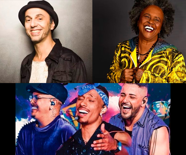 Zeca Baleiro, Kamisa 10 e Sandra de Sá se apresentam no Festival Viva Goiânia